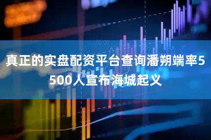 真正的实盘配资平台查询潘朔端率5500人宣布海城起义